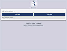 Tablet Screenshot of brambles-estateagents.com